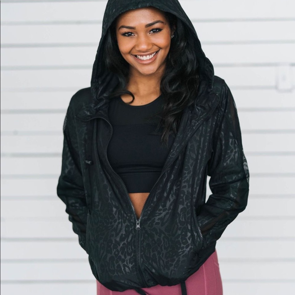 Ziya Bomber Jacket - Black Cheetah Print